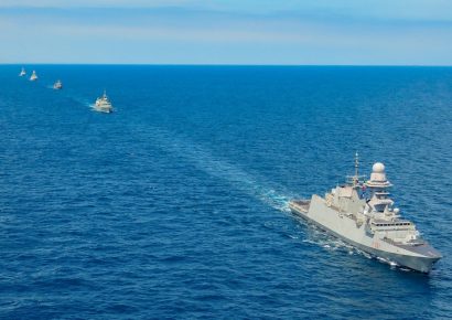 Nato Maritime Group 2 (SNMG2) ships are training in the Black Sea