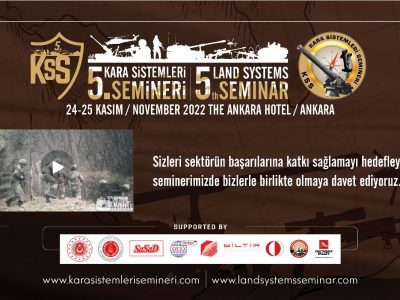 ‘5’inci Kara Sistemleri Seminerleri’ Türksat’ın iletişim desteği ile yarın başlıyor.