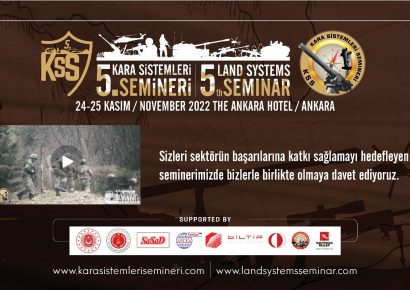 ‘5’inci Kara Sistemleri Seminerleri’ Türksat’ın iletişim desteği ile yarın başlıyor.