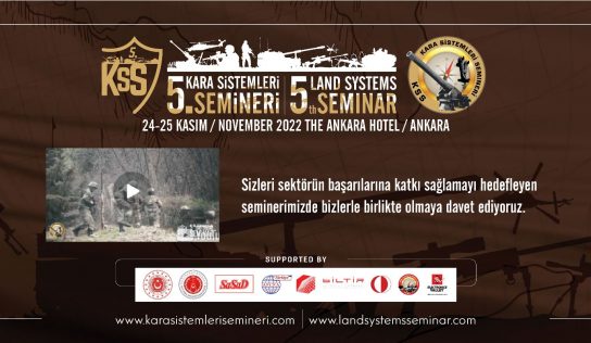 ‘5’inci Kara Sistemleri Seminerleri’ Türksat’ın iletişim desteği ile yarın başlıyor.