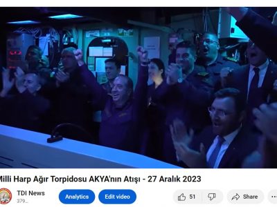 AKYA Harp Torpidosu Atışı – 27 Aralık 2023