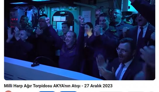 AKYA Harp Torpidosu Atışı – 27 Aralık 2023